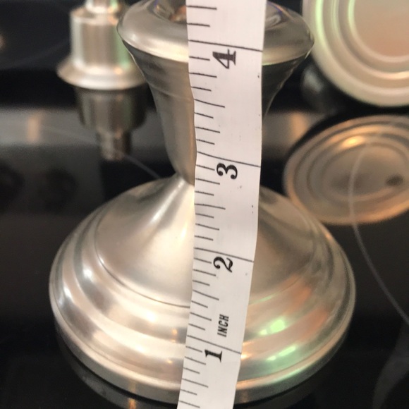 Pewter Candlestick Holders - Picture 5 of 8